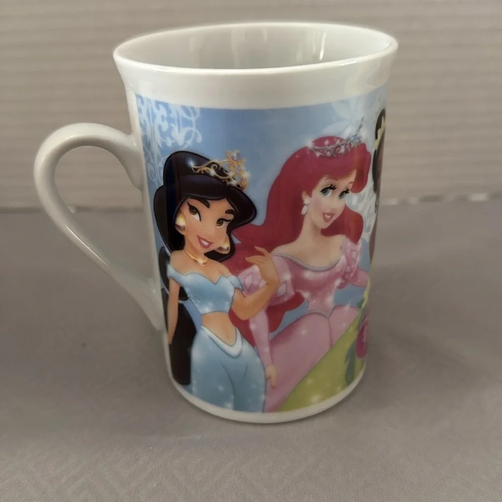 Disney Princess Character Mugs Cups Multicolor Ceramic Fun Collectible  Lot of 3